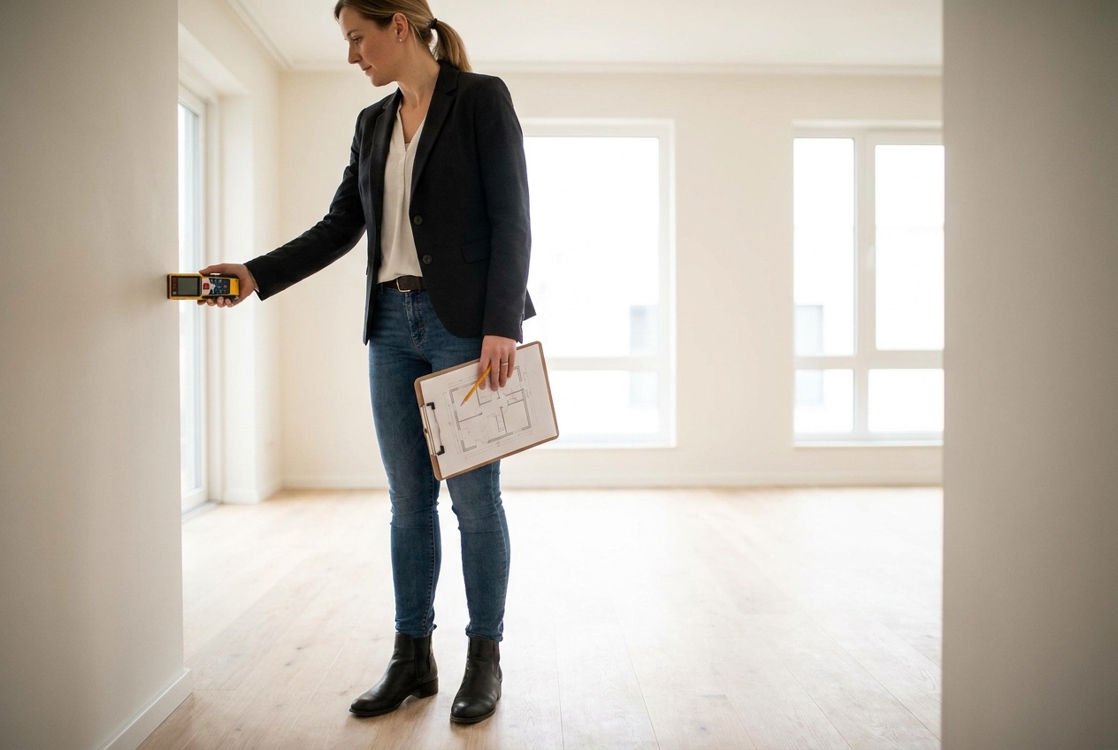 Measuring an existing home to create accurate as built drawings